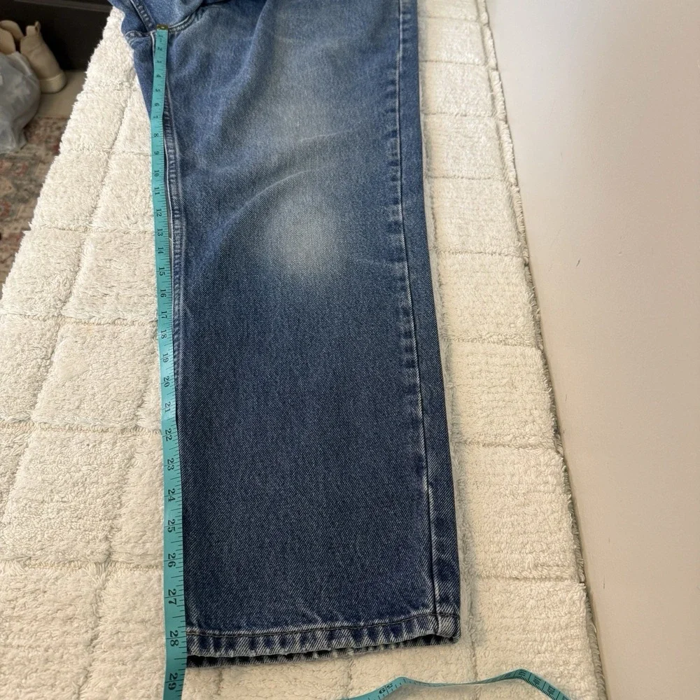 LL Bean Mens Classic Fit Blue Jeans 38x29 Americana Heritage Everyday Timeless